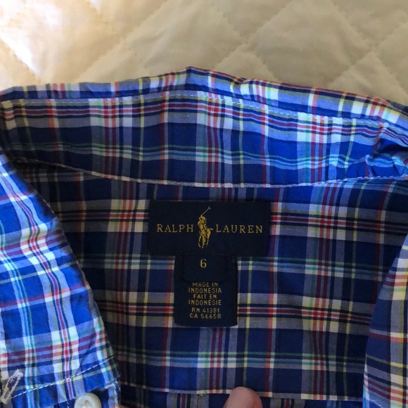 Boys long sleeve button up shirt - Picture 3 of 3